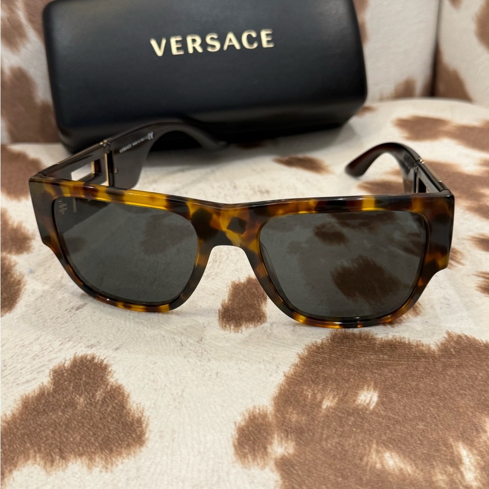 Versace Tortoise Shell Sunglasses